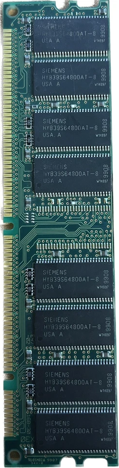 Siemens HYB3964800AT-8 PC100 128MB Ram Stick - Image 2 of 2