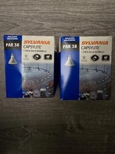 Lot of 2- SYLVANIA PAR38 45-WATT 120V 2500 HR CAPSYLITE 560 LUMENS FLOODLIGHT