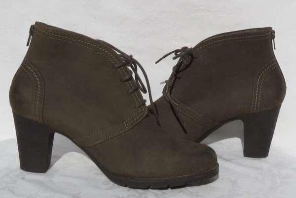 ROCKPORT COBB HILL US 9 9M Abeto Verde Nubuck Cuero Botines Zapatos KEARA Foto 2 de 4