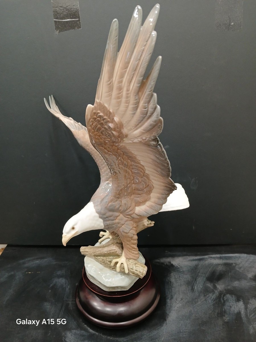 Lladro Liberty Eagle Upon A Branch #1738 953/1500 - Signed - On