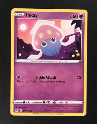 Inkay 077/196 | Common | SWSH: Lost Origin 