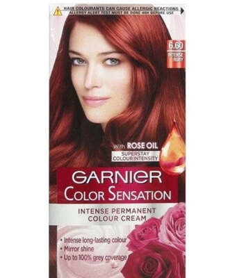 Garnier Color Sensation Intense Permanent Colour Cream Intense Ruby 6. ...