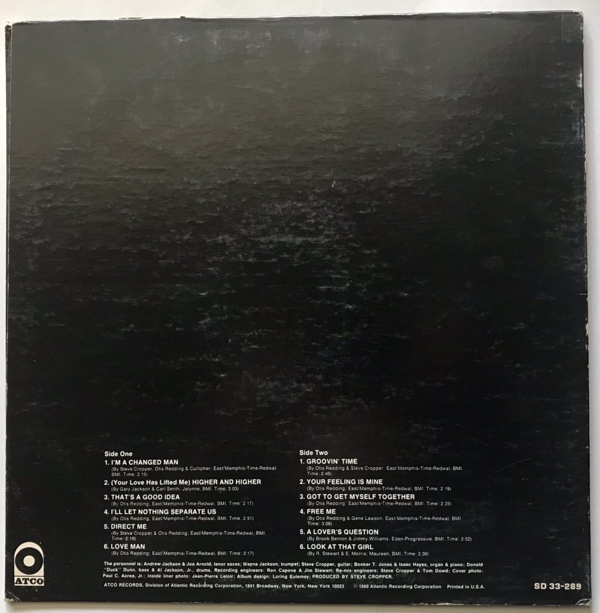その他 LP Otis Redding Love Man P6150A ATLANTIC /00260 Otis Redding – Love Man – Vinyl (LP, Album, Stereo), 1969