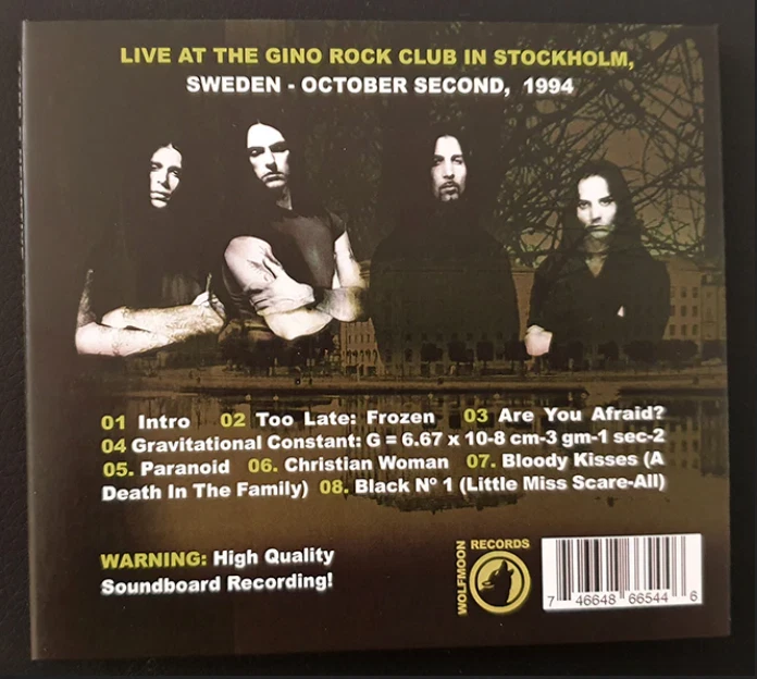 TYPE O NEGATIVE Bloody Stockholm Factory Sealed LIVE Import CD NEW - Image 2 of 2