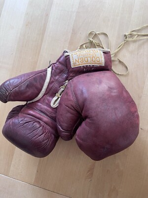Boxhandschuhe Spalding Golden Gloves / sehr selten / vintage 