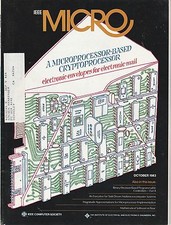 OCT 1983 IEEE MICRO computer computing magazine