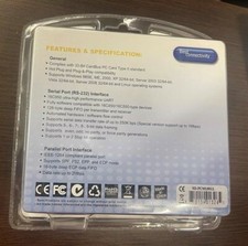 Oxford OXuPCI954 4 Serial RS-232 Ports PCMCIA Adapter w/Cable