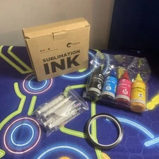 Hiipoo Sublimation Ink Refilled Bottles with Heat Tape Refill for ET2400 XP4105