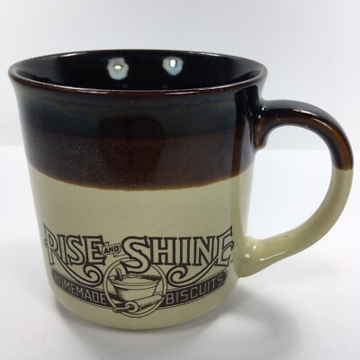 Rise and Shine Vintage Hardee's 1984 Breakfast Restaurant Coffee Mug Cup