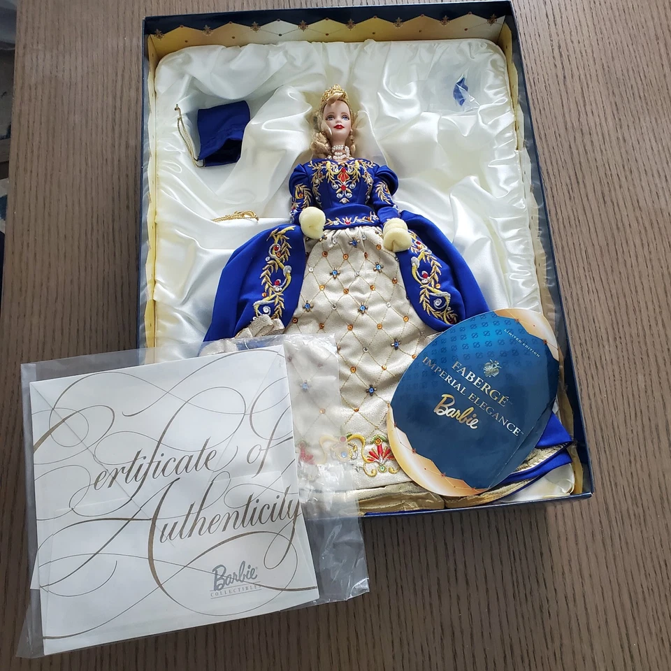 Muñeca Barbie Faberge Imperial Elegance 1998 nueva en caja, caja - con remitente, en caja original Foto 3 de 4