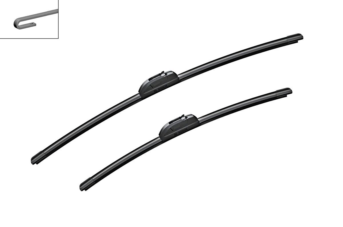 JAGUAR XJ BOSCH AeroTwin Front Wiper Blades PAIR 600/475mm