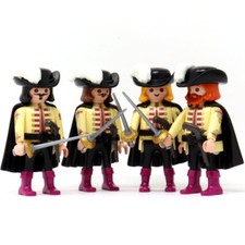 PLAYMOBIL® Soldat Musketier 4x Custom Figuren Garde Franzose Soldaten _sk9