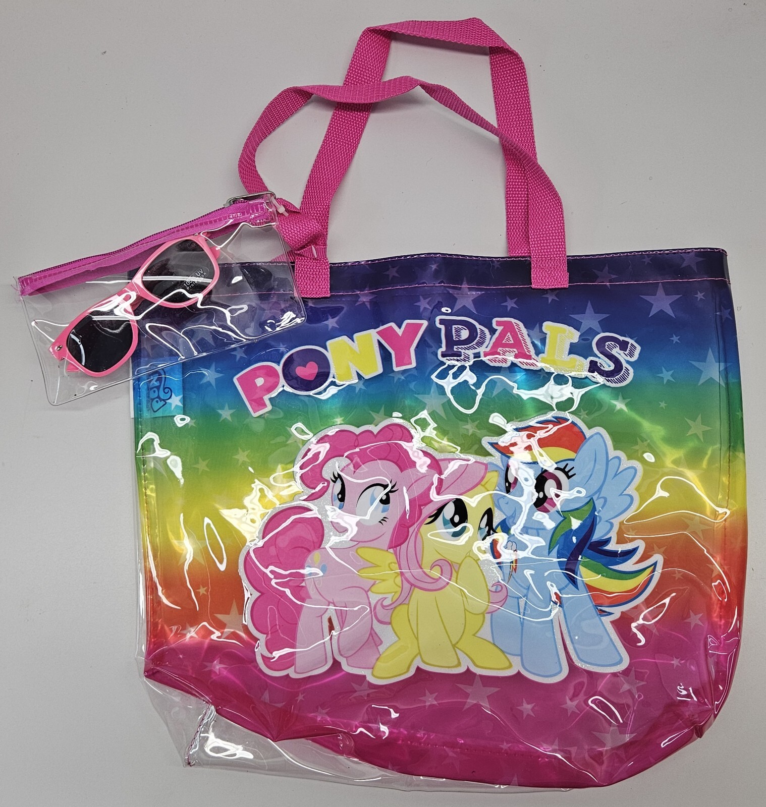 Borsa tote My Little Pony ""Pony Pals"" 16""x13"" con borsa monete e occhiali da sole ragazze