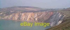 Photo 6x4 Alum Bay Cliffs Totland The cliffs in Alum Bay which produce a  c2007