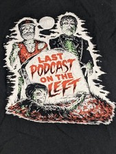 Last Podcast of the Left T-Shirt Size L Zombies Pod LPOTL Ben Kissel. (BOX 51)