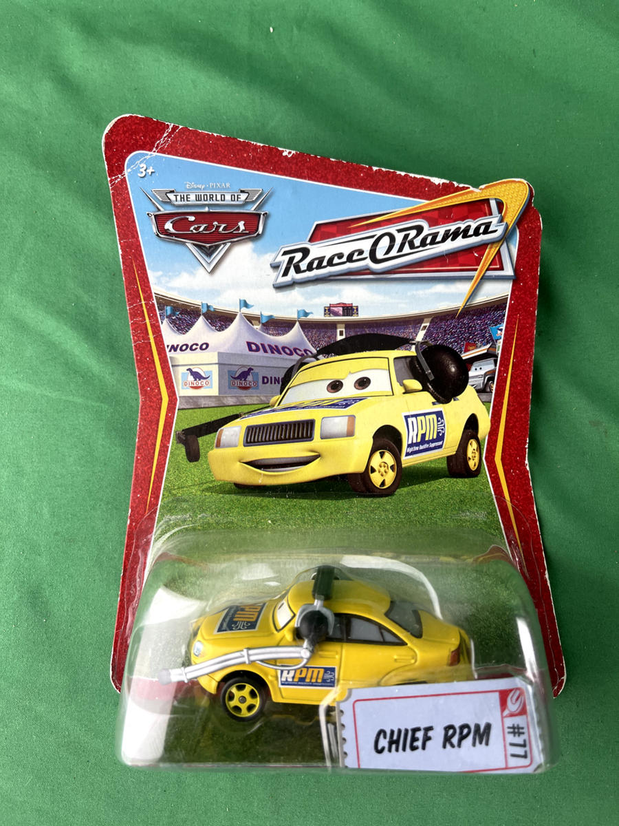Disney Pixar The World Of Cars Race O Rama Chief RPM #17 Diecast