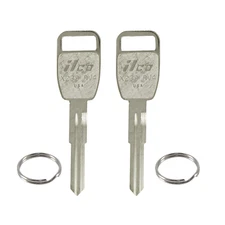 2 New Uncut Key Blanks For Discovery Vehicles 1994-2004 Non-Transponder RV4-M