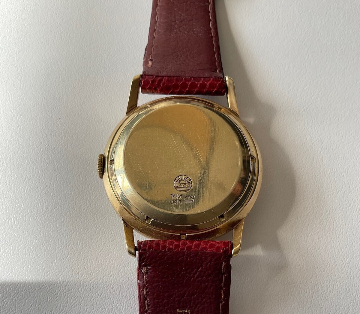 585 Gold Junghans 17 Jewels Damenuhr Junghans 585 Gold Uhr