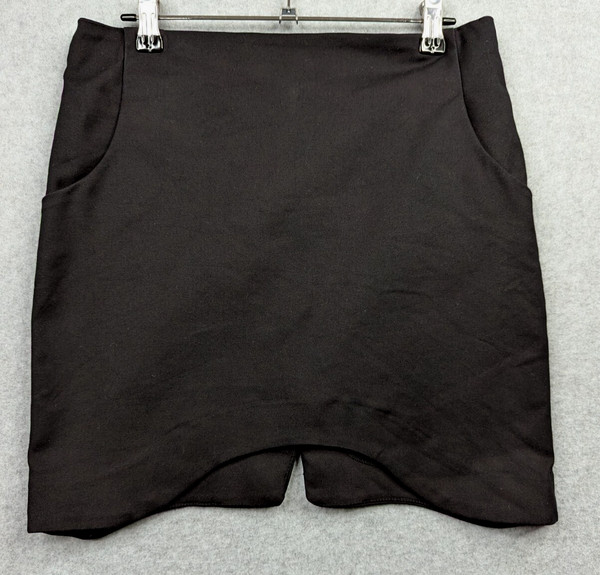 Mossman Skirt Womens 8 Black Straight Pencil Mini Career Office Work Event
