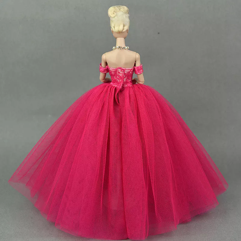 Kit Com 5 Vestidos De Princesa Para Boneca Barbie