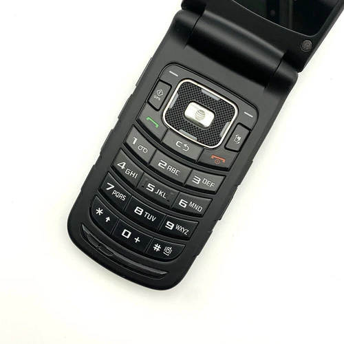 Teléfono Original Samsung RugbyII A847 3G 70MB Desbloqueado Clásico Abatible Negro Caja Abierta - Imagen 3 de 9