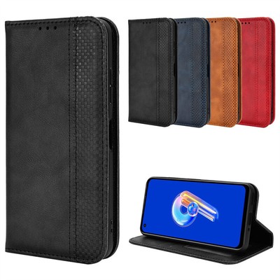 For Asus Zenfone 9 Shockproof Case Magnetic Flip Leather Wallet Stand Cover