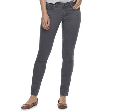 Skinny Mid Rise Pants 
