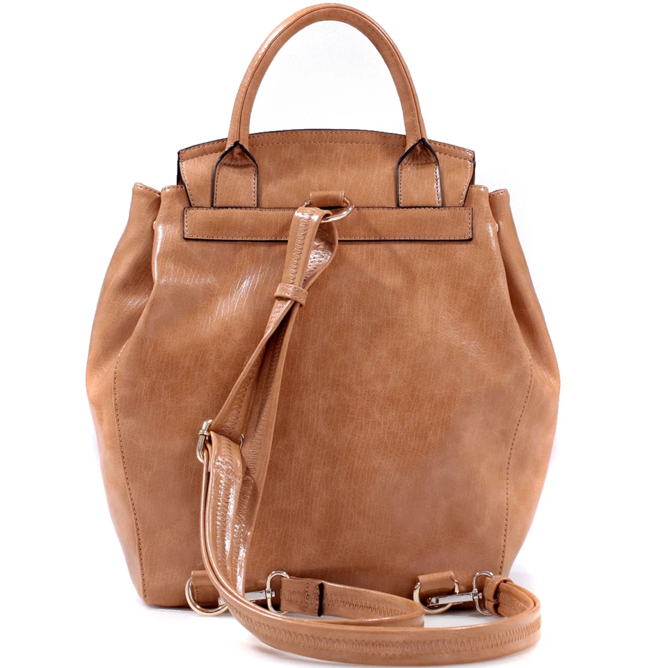 Dasein 女式背包休闲人造皮革学校吊带包带可调肩带 — 第 2/4 张图片