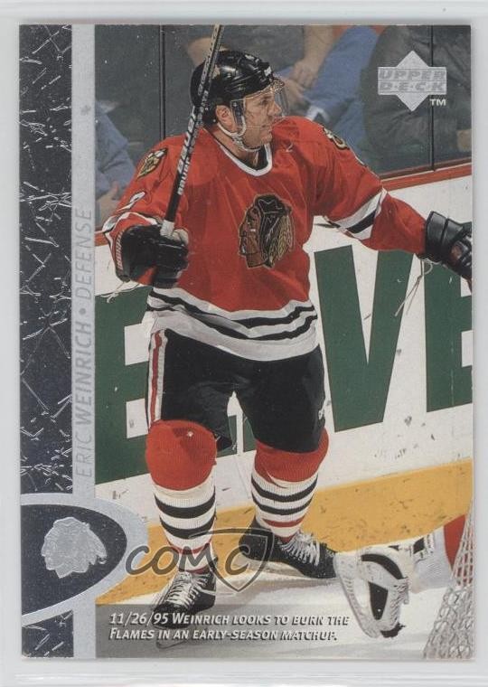 1996-97 Upper Deck Eric Weinrich #34 0b5