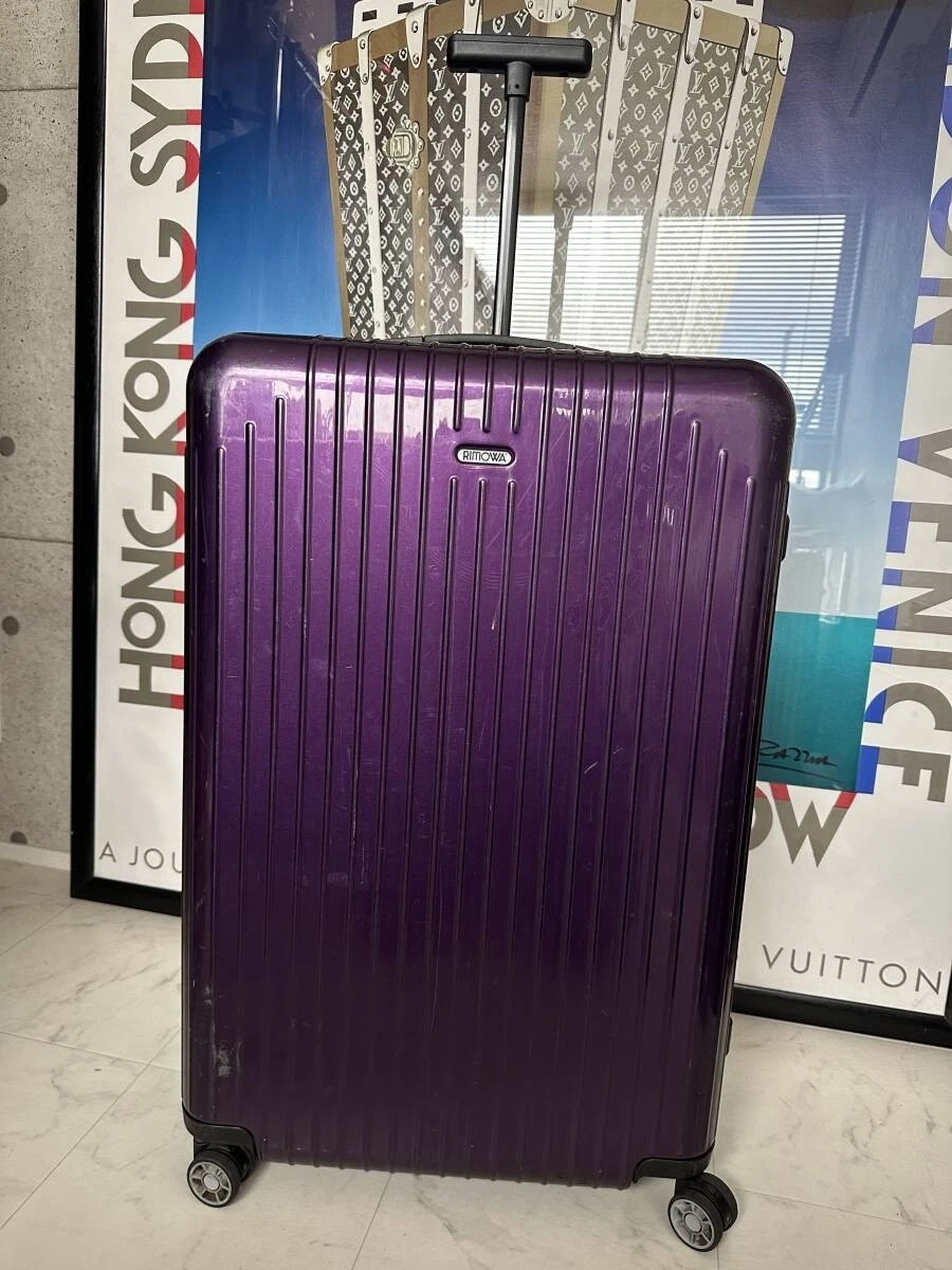 【廃盤希少】RIMOWA サルサエアー 91L 4輪　パープル　820.73 廃盤希少】RIMOWA サルサエアー 91L 4輪 パープル 820.73 【公式通販】