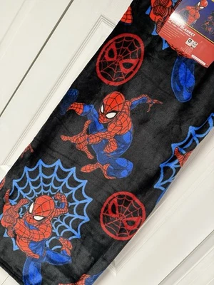 JAY FRANCO AND SONS, INC. Spiderman Twin Plush Blanket 60” x 90” NEW RELEASE - NWT