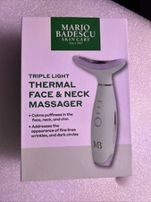 New In Sealed Box Mario Badescu Triple Light Thermal Face And Neck Massager