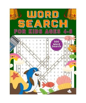 Word Search for Kids ages 4-8: Unique Design 55-word search Puzzle Pages with 14