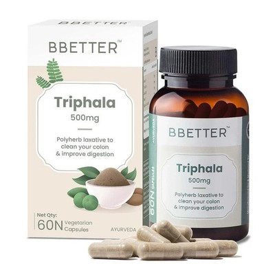 BETTER Triphala 500mg Kapseln Darmgesundheit Verdauung Verstopfung