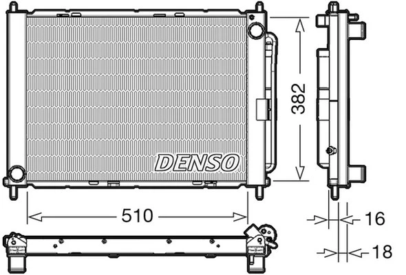 COOLER MODULE FOR RENAULT DENSO DRM23104 - Image 2 of 4