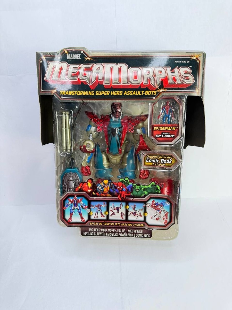 Spider Man MegaMorphs Arachno Fighter Mega Morphs Spidey Bot Toy