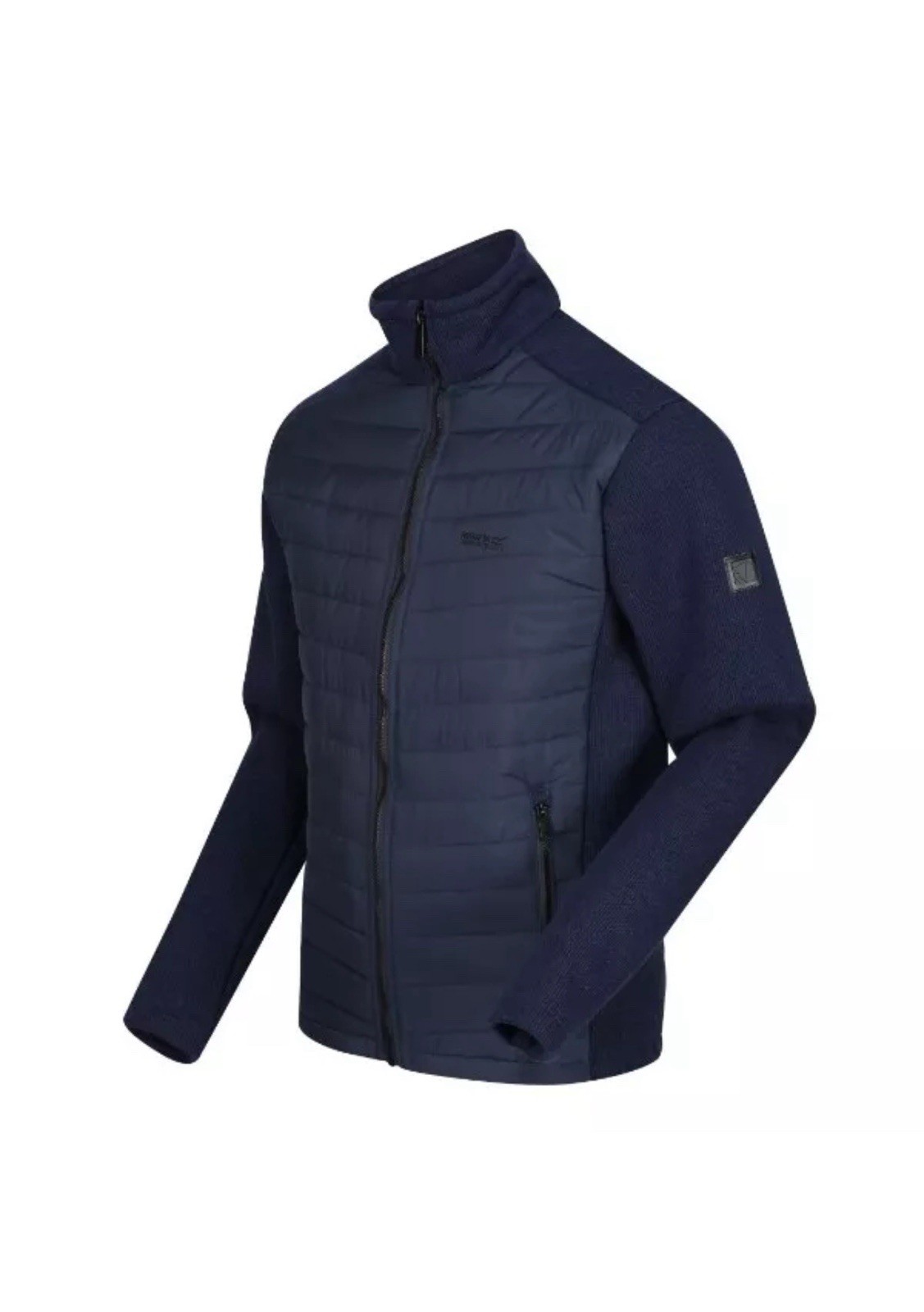 Regatta Arkley Mens Quilted Hybrid Softshell Jacket  Navy Blue Small RRP £70 image 3