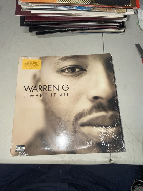 Warren G I Want It All Vinyl Record Hip Hop Restless Records Good Condition