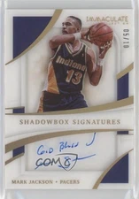 2020 Panini Immaculate Shadowbox Signatures Gold /10 Mark Jackson #SHS-MJC Auto