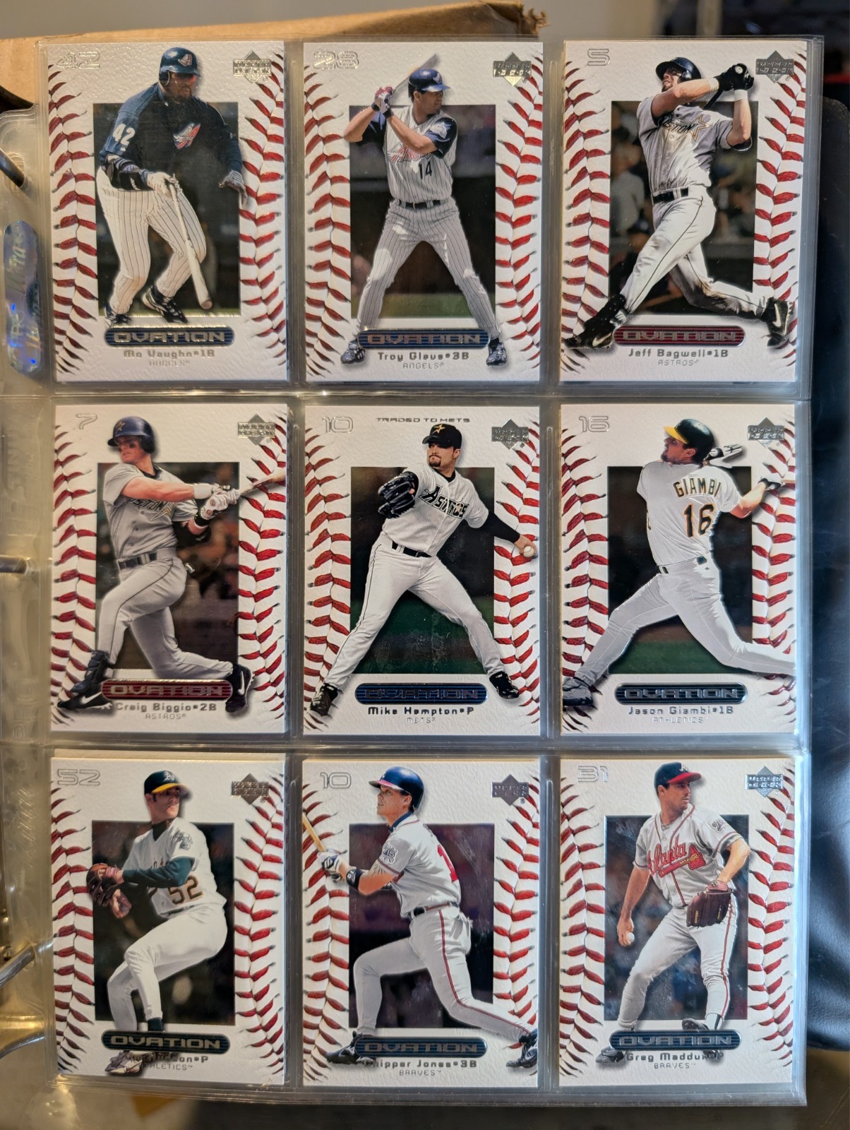 2000 Upper Deck Ovation Baseball: 60-card base set + 18 SPs + 27 inserts
