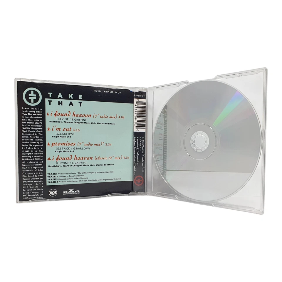 Take That – I Found Heaven CD Pop 90er Single - Bild 3 von 3