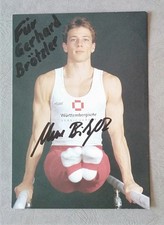 16571 Uwe Billerbeck Turnen Autogrammkarte original signiert