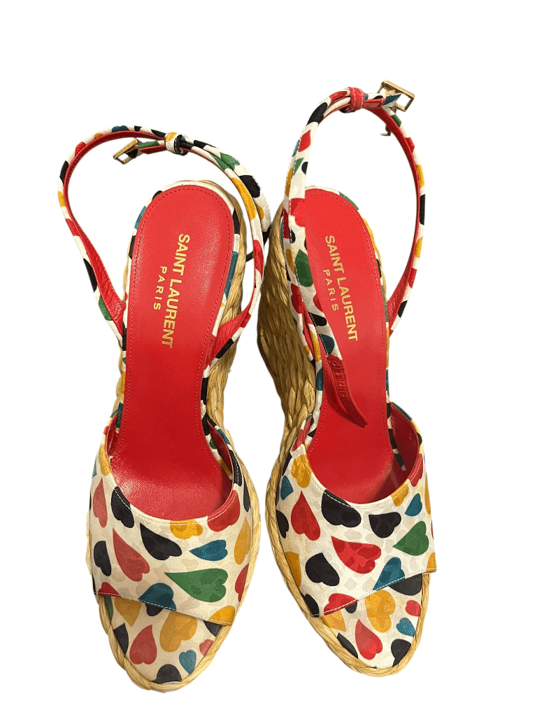 SAINT LAURENT espadrillas multicolore St Laurent buone condizioni taglia 38