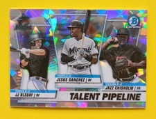 2020 Bowman Talent Pipeline Trios Chrome Jazz Chisholm Atomic Refractor /150