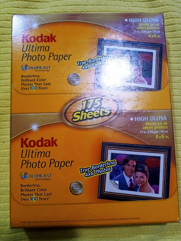Kodak Ultima Photo Paper