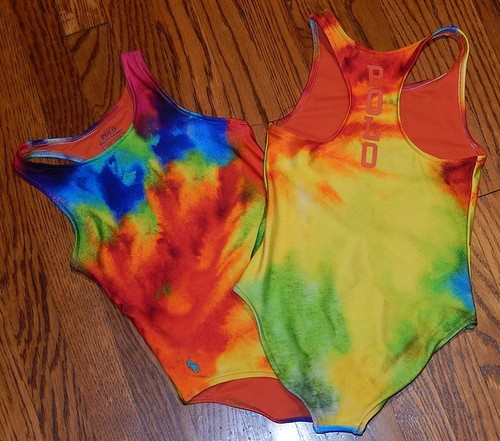 POLO RALPH LAUREN AUTHENTIC TODDLERS GIRLS BRAND NEW ORIGINAL SWIMSUIT Sz 4, NWT - Picture 4 of 5
