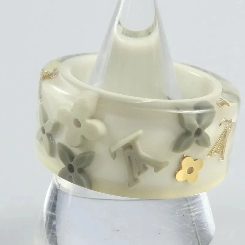 Anillo para mujer Louis Vuitton M65815 Berg Farandoule talla L/EE. UU. 7,5 monograma floral Foto 3 de 4