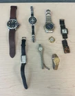 Vintage Watch Lot – Seiko Guess Pulsar Magnum Roots Watches For Repair