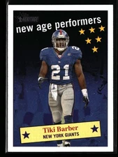 2006 Topps Heritage #NAP3 Tiki Barber New Age Performers New York Giants