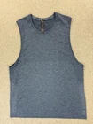 Lululemon Metal Tech Running Training Tank Top (Men's Large) Blue